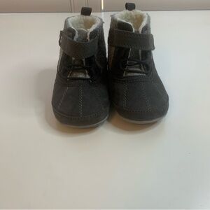 Stride Rite Black Kids Boots